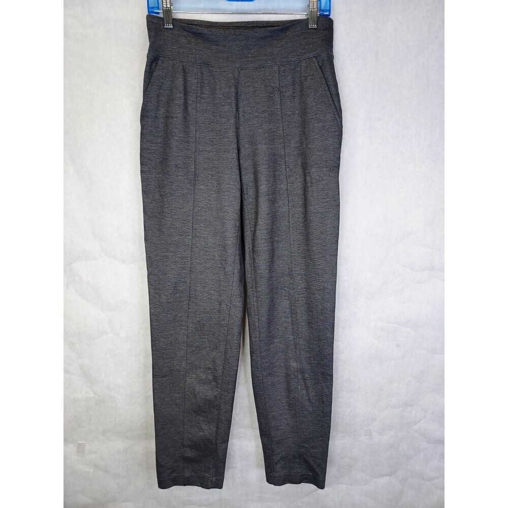 KIT & ACE Ponte Knit Pants Women's 6 Gray Pull On Cashmere Blend Pockets Preppy